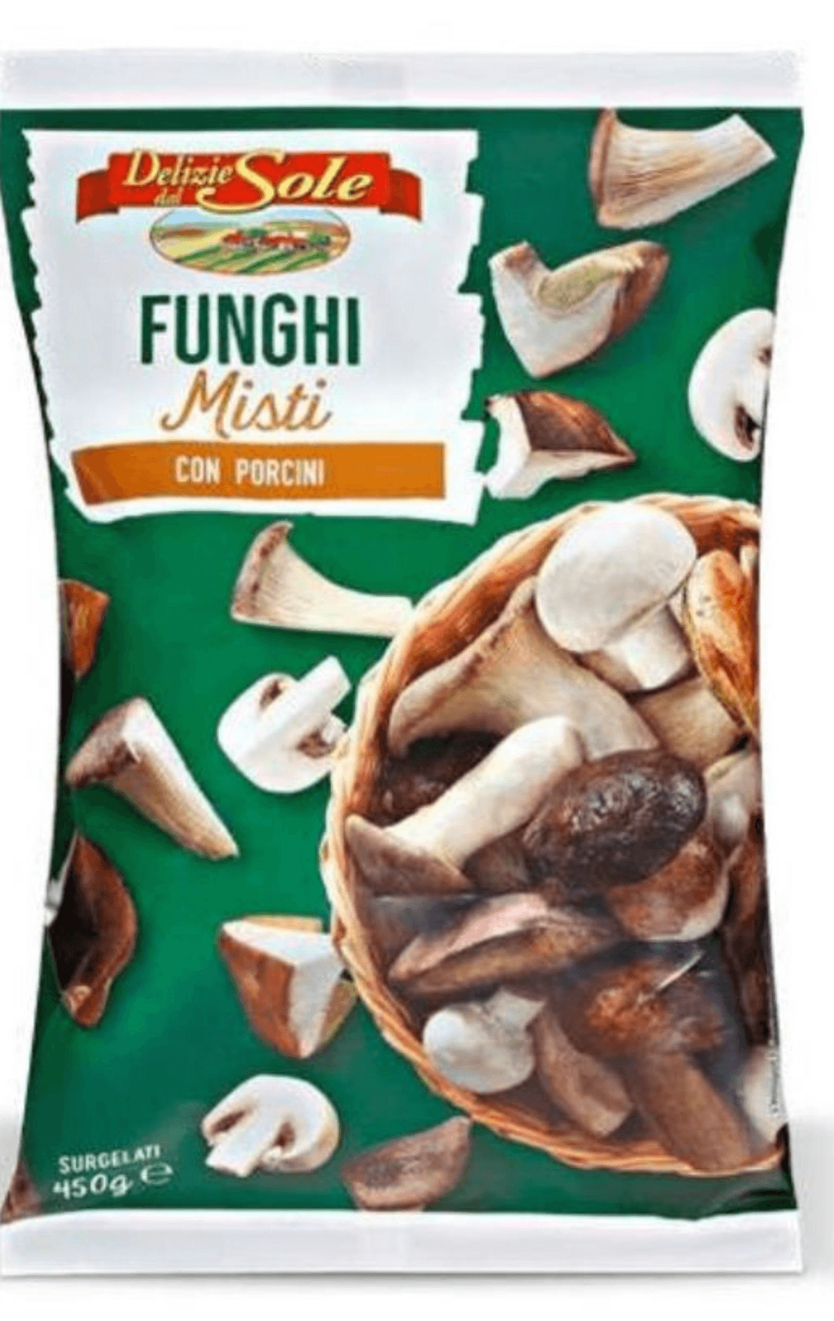 Mešane gobe z jurčki 450 g - Akcija v trgovini Eurospin