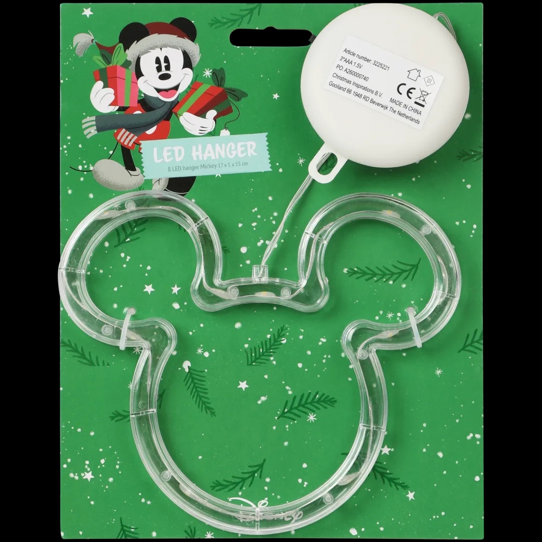 Disneyjeva LED figurica s priseskom Akcija v trgovini Action