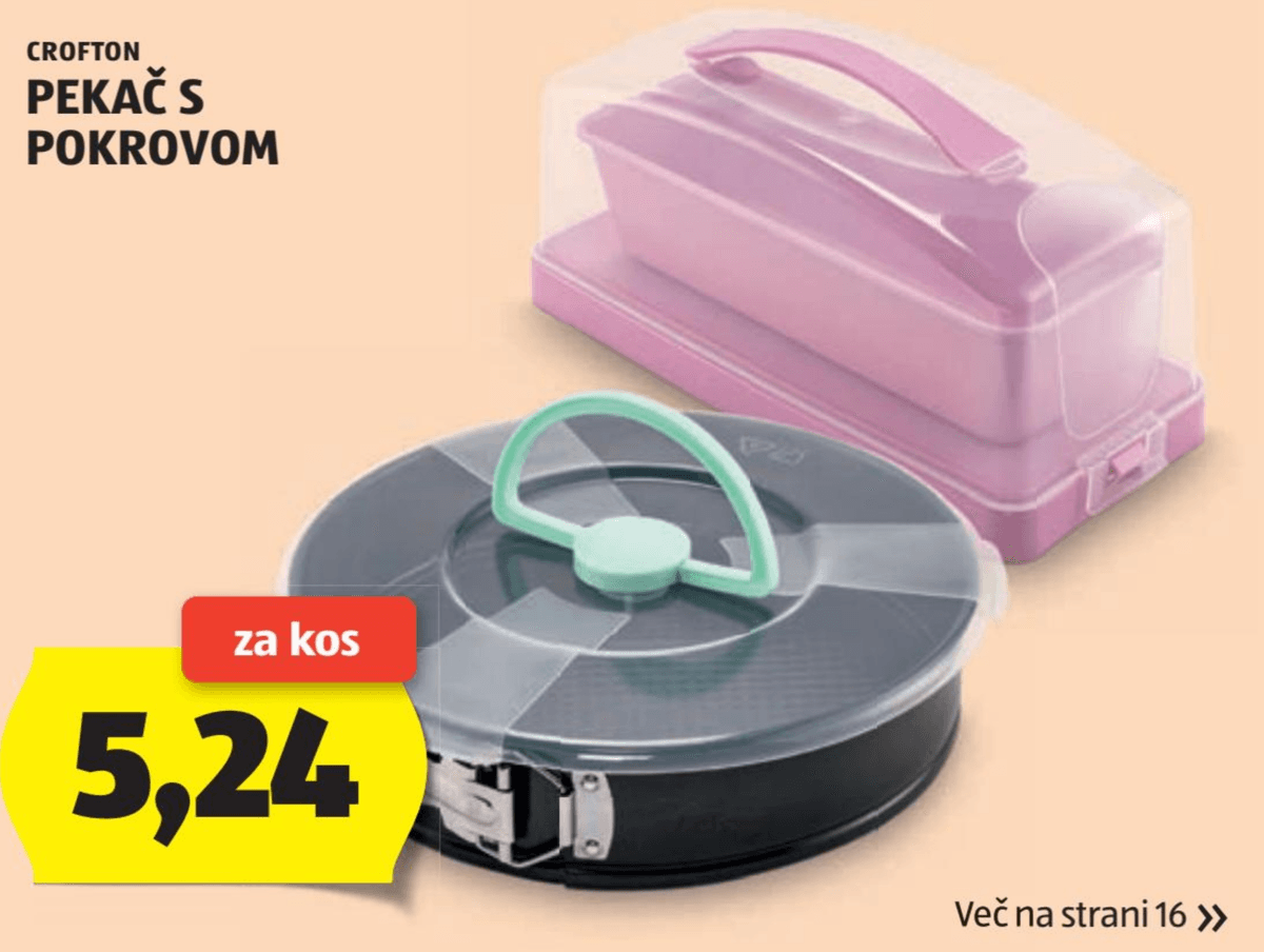 Crofton Pekač s pokrovom Akcija v trgovini Hofer