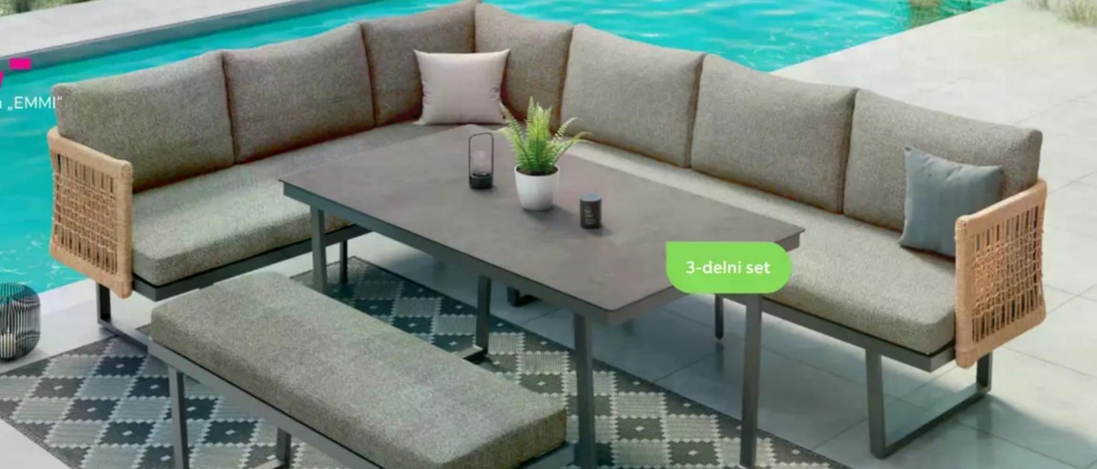 Lounge garnitura „EMMI" - Akcija v trgovini Mömax