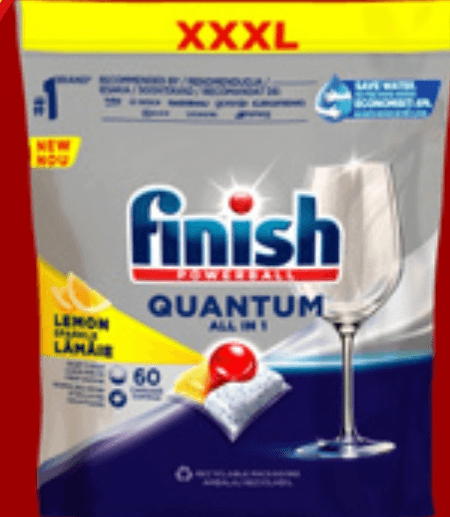 FINISH ZA STROJNO POMIVANJE POSODE TABLETE - Akcija v trgovini Spar