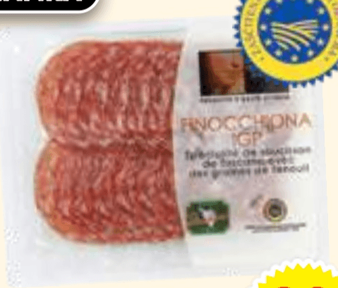 Suha salama Finocchiona 100 g - Akcija v trgovini E.Leclerc
