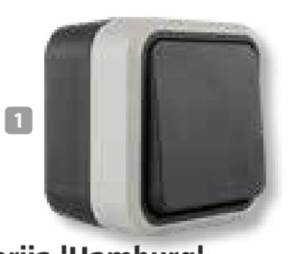 Stikalo Serija 'Hamburg' - Akcija v trgovini Bauhaus