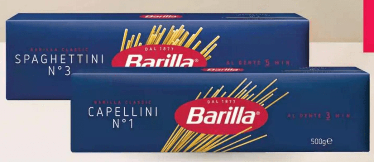 Špageti Barilla 500 g - Akcija v trgovini Mercator