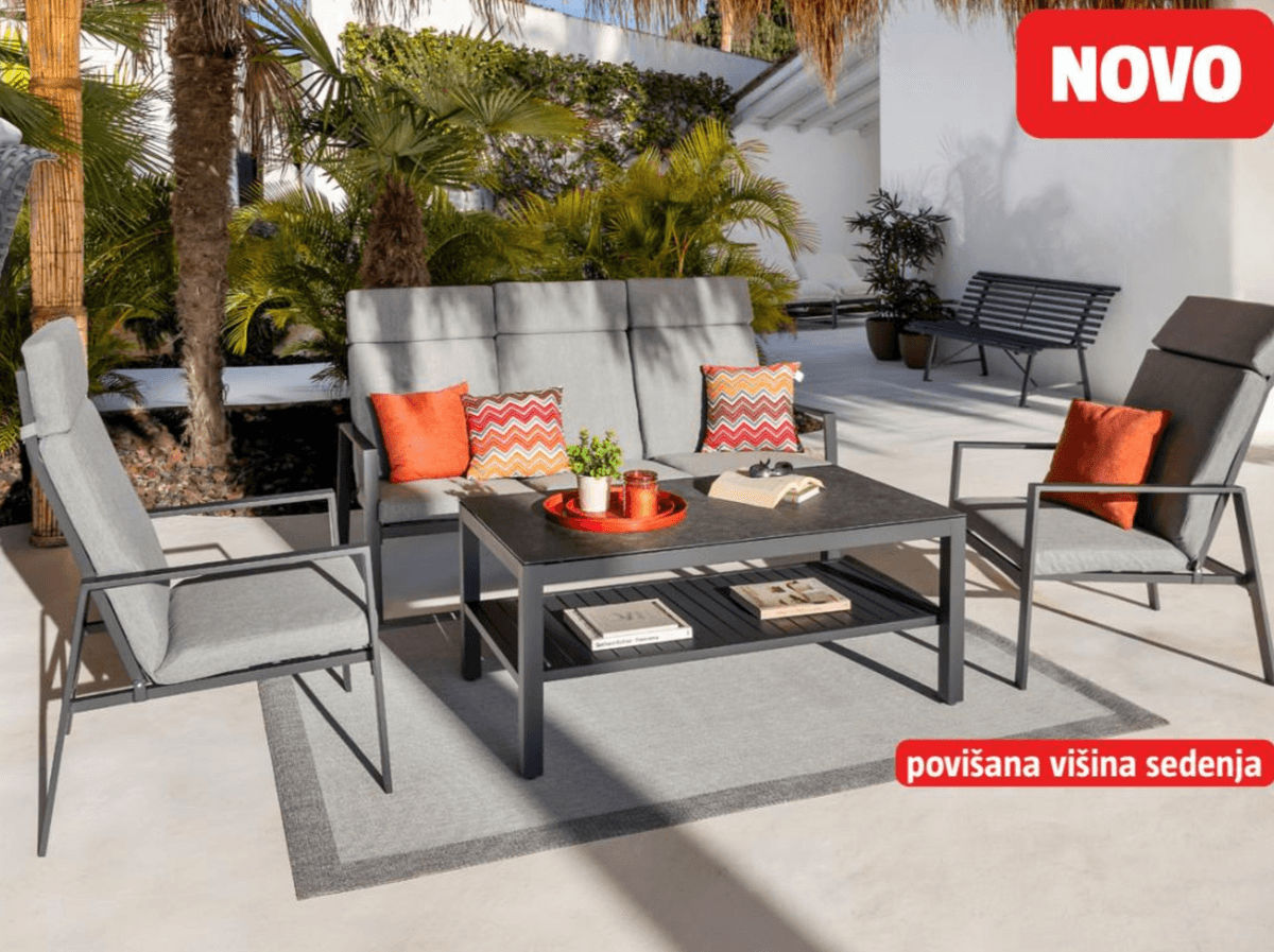 Lounge vrtna garnitura 'Comfy' - Akcija v trgovini Bauhaus