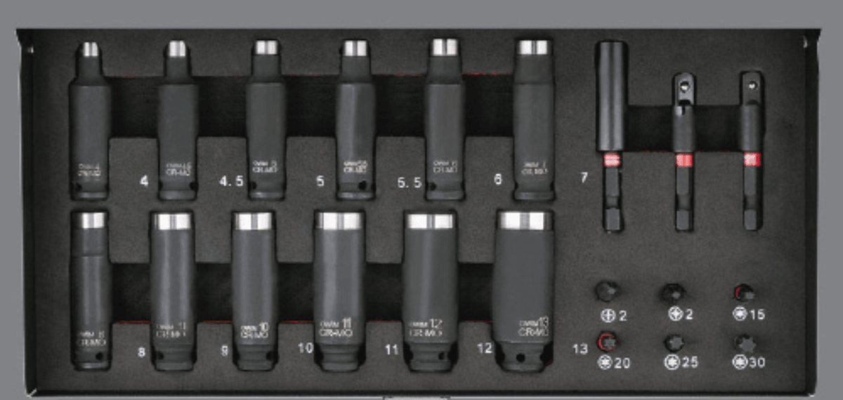 Parkside Performance Komplet nasadnih ključev in nastavkov - Akcija v trgovini Lidl