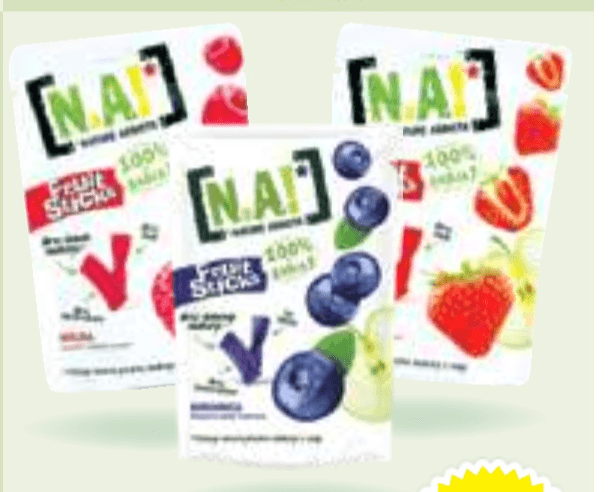 Mehke palčke iz sadja N.A! 40 g - Akcija v trgovini E.Leclerc