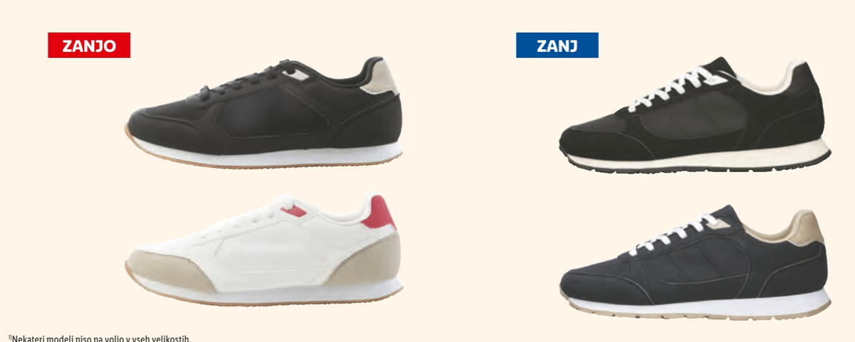 ESMARA/ESMARA MEN Čevlji za prosti čas - Akcija v trgovini Lidl