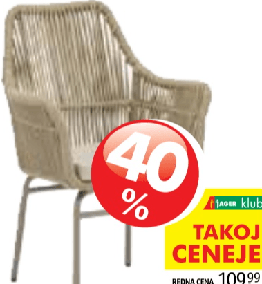 Vrtni stol C665-RP - Akcija v trgovini Jager