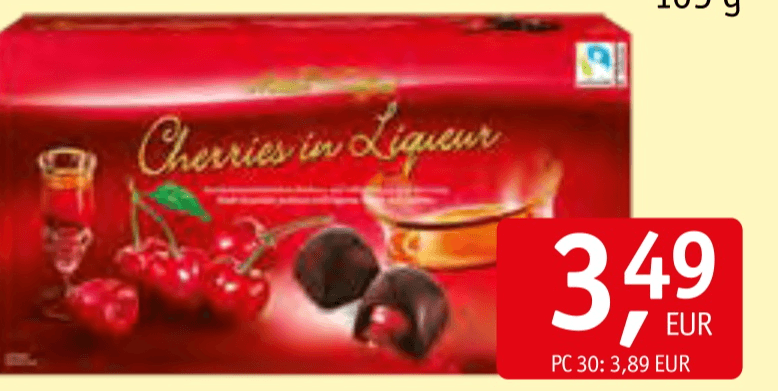 Bonbonjera Cherry 165 g - Akcija v trgovini Jager