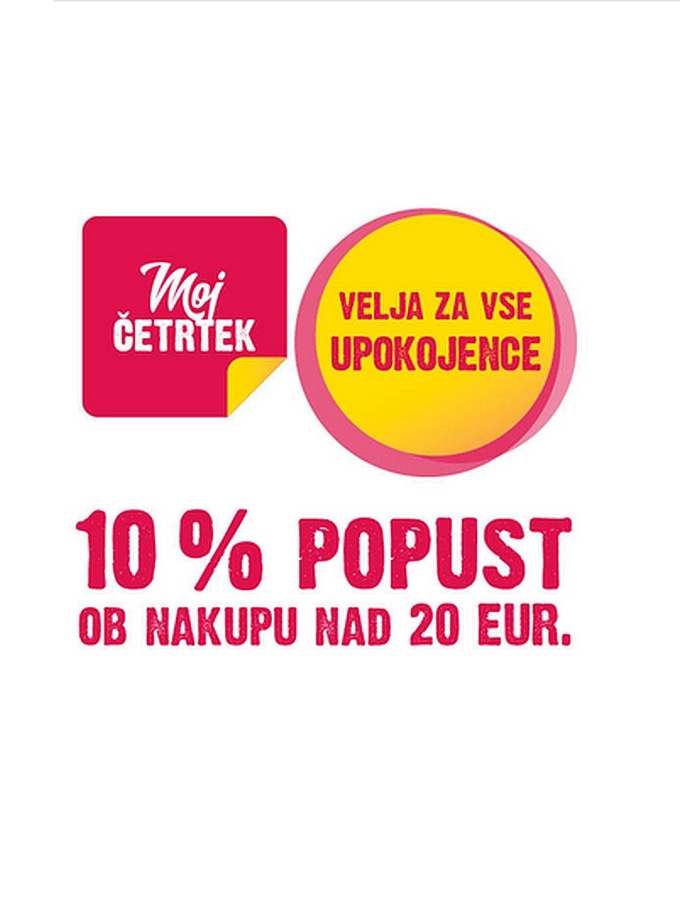 10% popust za upokojence - Akcija v trgovini Mercator