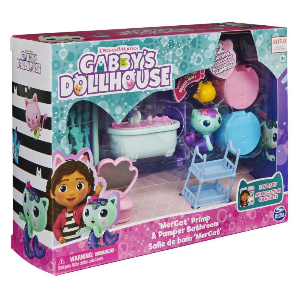 Igralni set kopalnica ali kuhinja Gabby's Dollhouse - Akcija v trgovini Baby Center