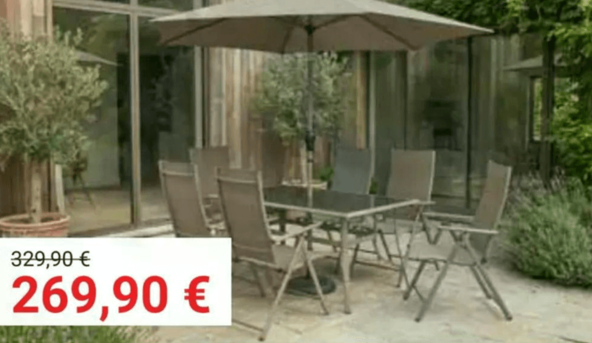 Vrtna garnitura MOIRA - Akcija v trgovini Pevex