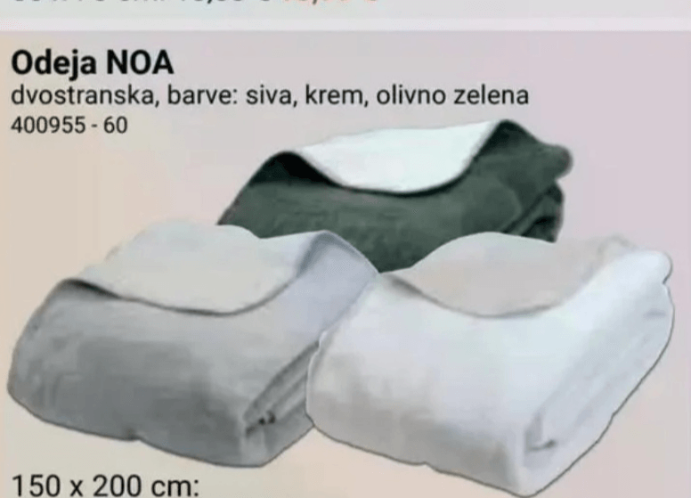 Odeja NOA 150 x 200 cm - Akcija v trgovini Pevex