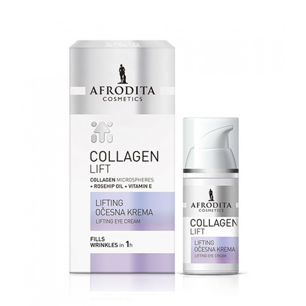 AFRODITA COSMETICS Collagen Lift lifting očesna krema 15 ml - Akcija v trgovini Dm