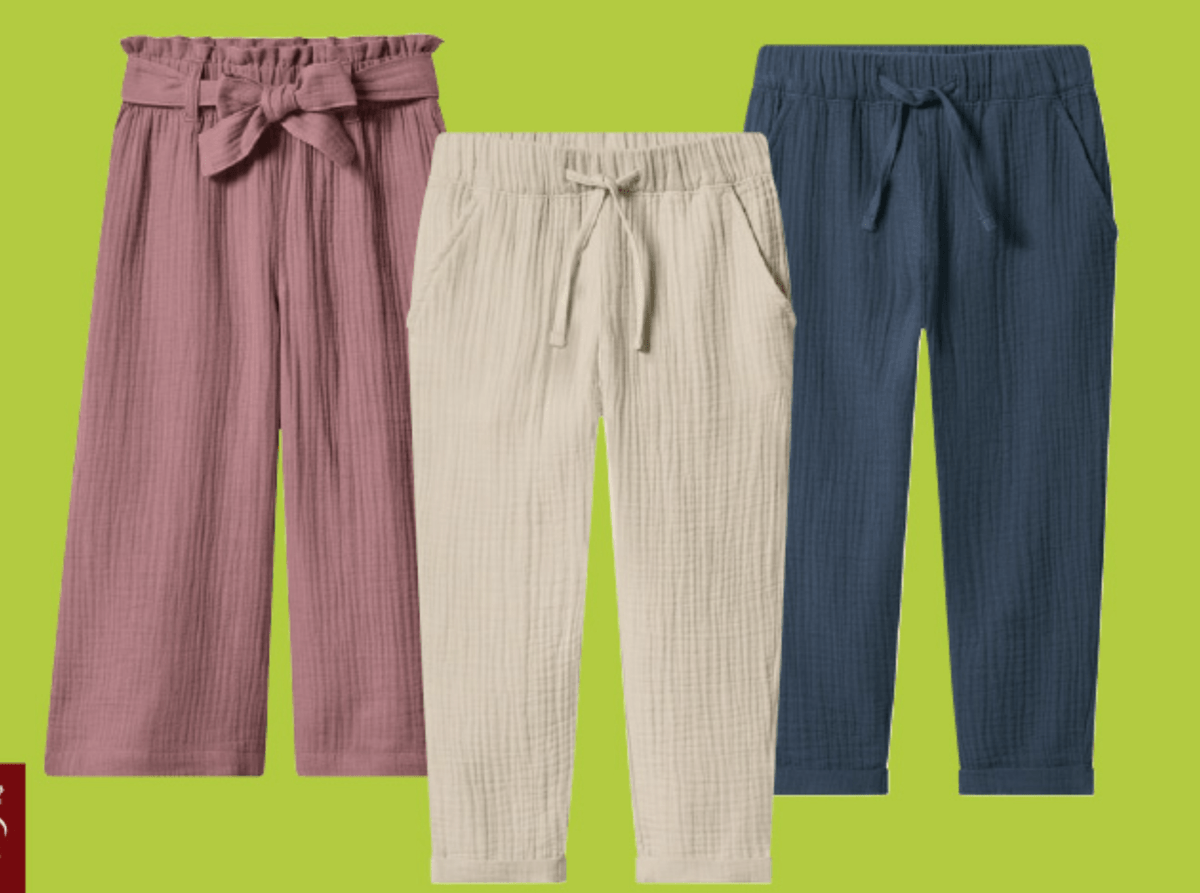 LUPILU Hlače iz muslina za malčke - Akcija v trgovini Lidl