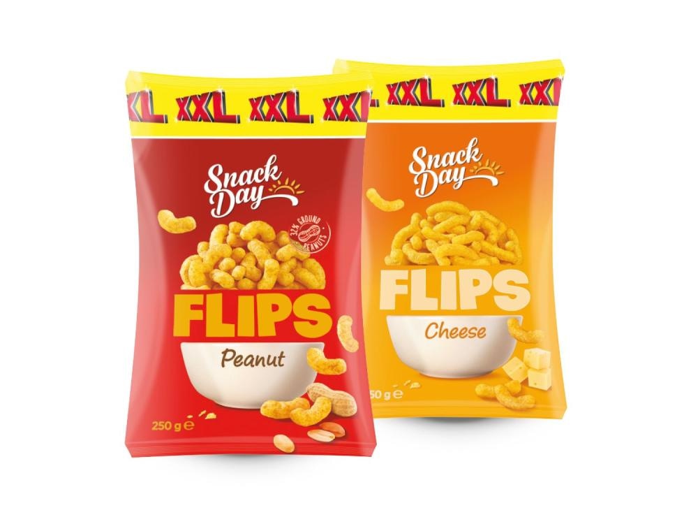 Snack Day Flips XXL 150/250 g - Akcija v trgovini Lidl