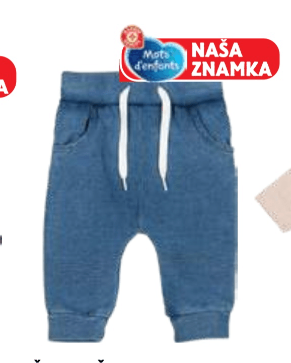 Deške hlače Mots d'enfants - Akcija v trgovini E.Leclerc