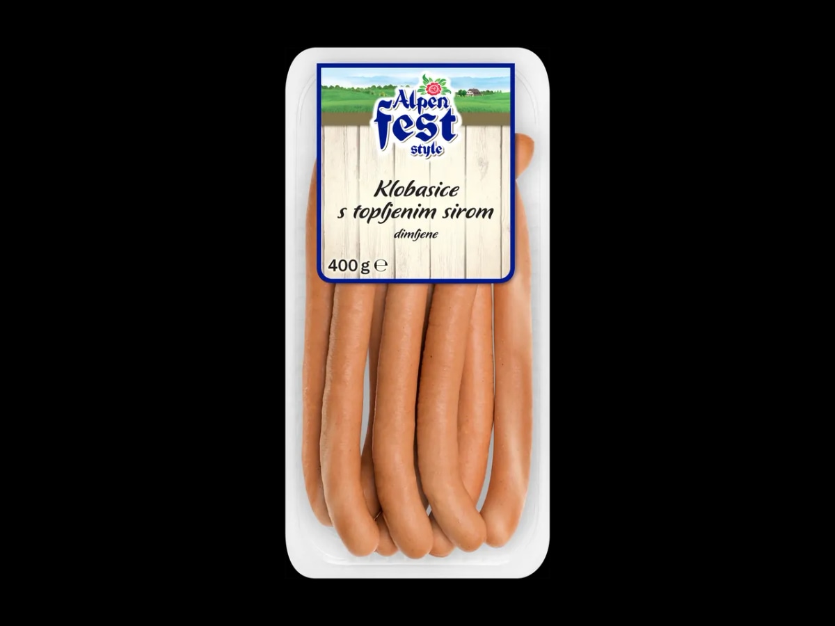 Alpenfest Dimljene klobasice 400 g - Akcija v trgovini Lidl