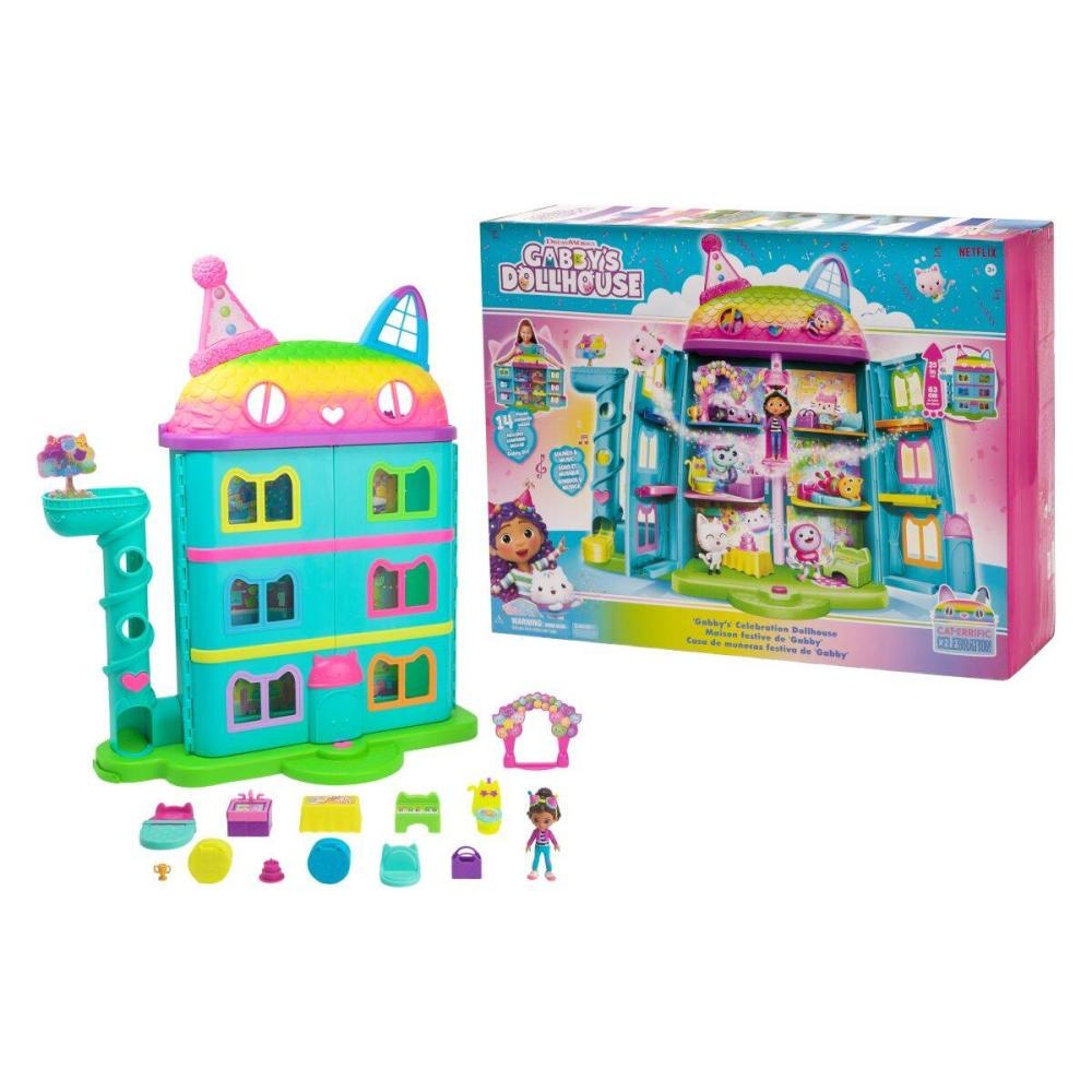 Gabby's Dollhouse hiša praznovanj DREAMWORKS GABBY'S DOLLHOUSE - Akcija v trgovini Spar