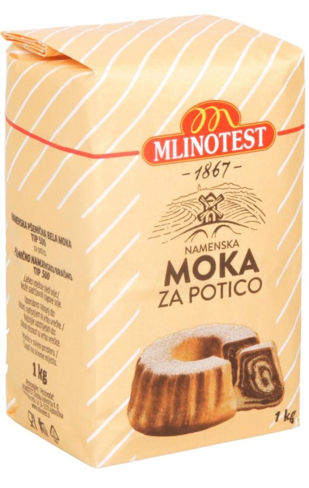 Namenska moka za potico 1 kg MLINOTEST - Akcija v trgovini E.Leclerc