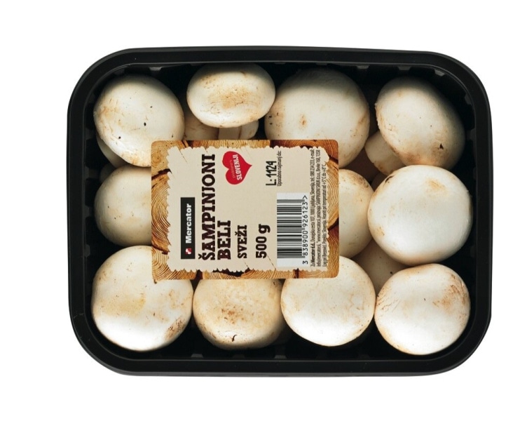 Šampinjoni Mercator 500 g - Akcija v trgovini Mercator