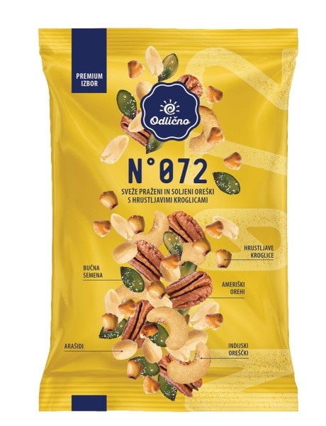 Slani mix s presta kroglicami 125 g Odlično Akcija v trgovini Jager
