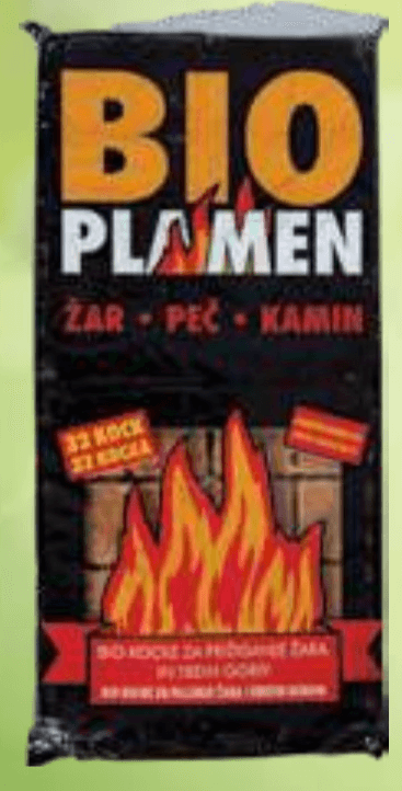 Kocke za prižiganje žara Bio Plamen - Akcija v trgovini E.Leclerc