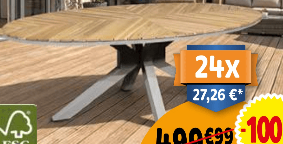 OVALNA MIZA - Akcija v trgovini E.Leclerc