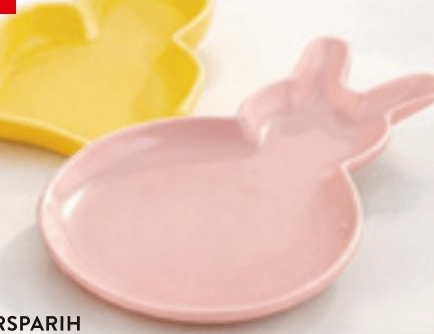 Krožnik 20 cm v obliki zajčka - Akcija v trgovini Spar