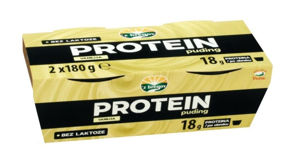 PUDING PROTEIN Z'BREGOV 2 x 180 g - Akcija v trgovini Spar