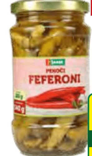 Pekoči feferoni 370 ml Jager - Akcija v trgovini Jager