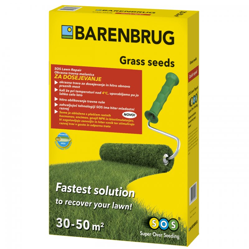 Seme travna mešanica SOS Rapide 1 kg BARENBRUG - Akcija v trgovini Jager