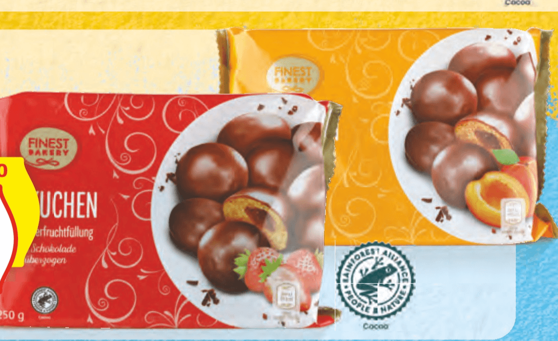 Finest Bakery Polnjeni Keksi Erdbeerfruchtfüllung 250 g - Akcija v trgovini Hofer
