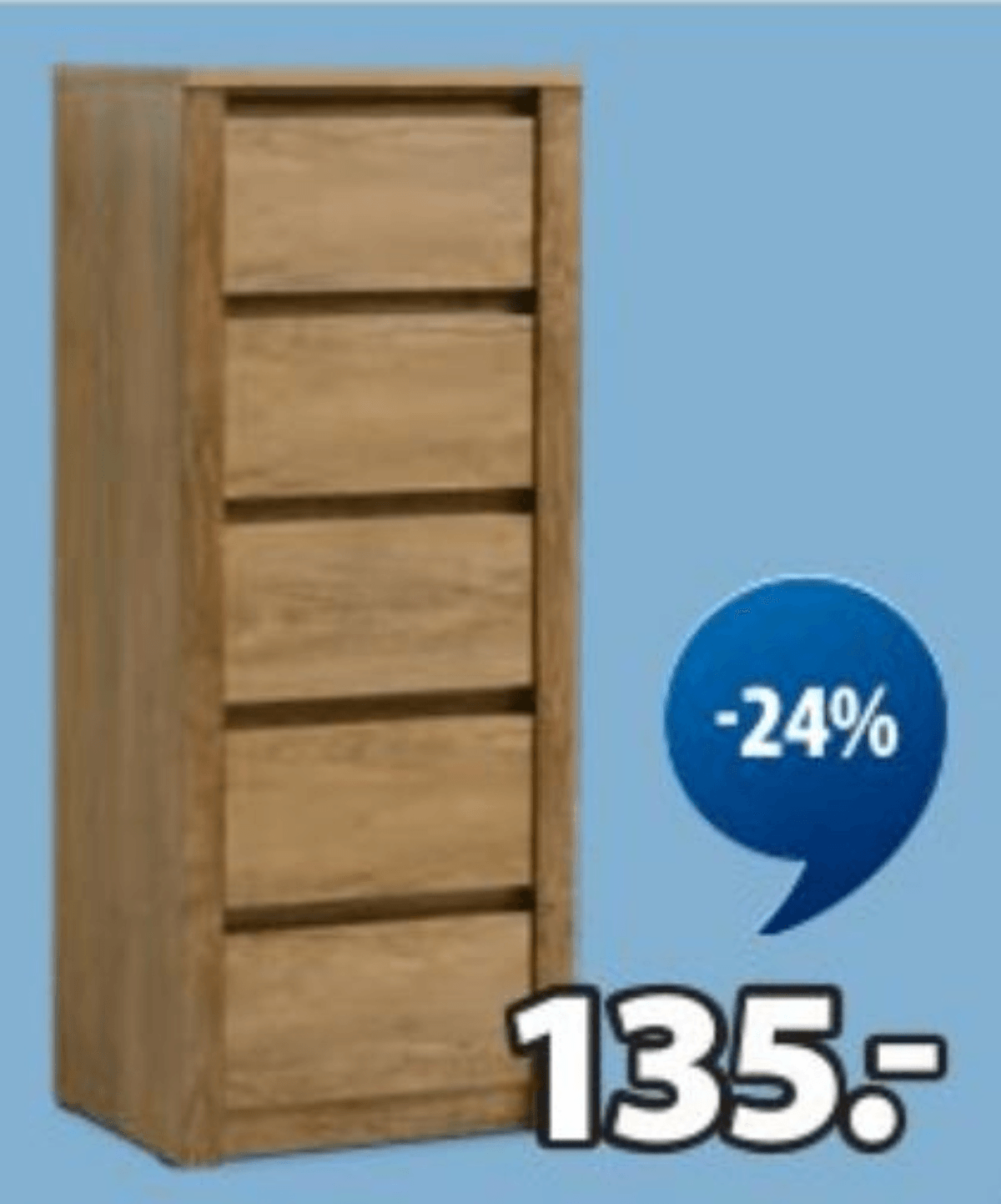 Predalnik Vedde - Akcija v trgovini Jysk