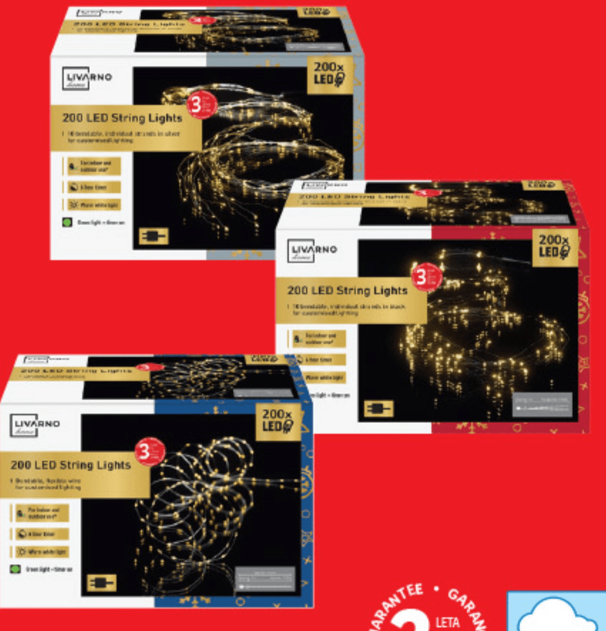 LIVARNO home Svetlobna veriga/rep - Akcija v trgovini Lidl