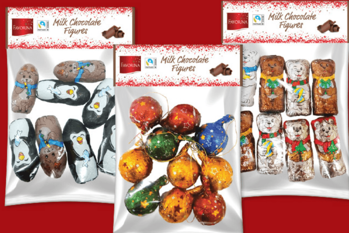 Favorina Čokoladne figurice 100 g - Akcija v trgovini Lidl