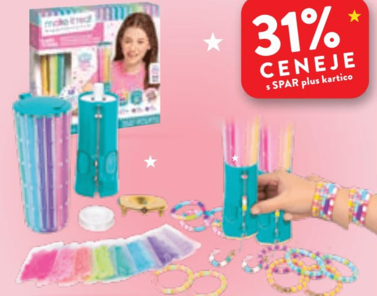 Set za izdelovanje Heishi zapestnic - Akcija v trgovini Spar