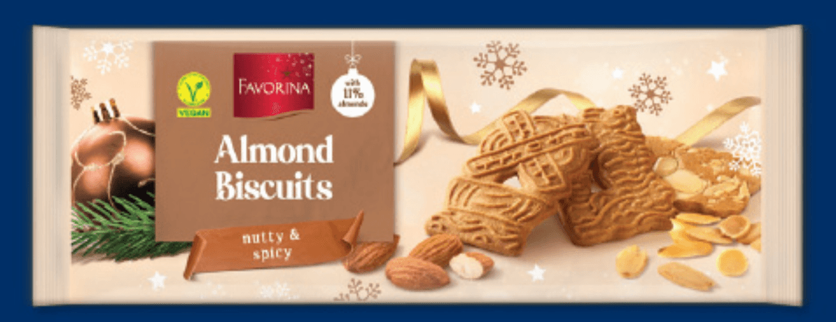 Favorina Piškoti "Spekulatius" z mandlji 300 g - Akcija v trgovini Lidl