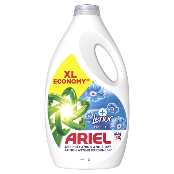 Ariel Detergent za strojno pranje perila 3,465 kg / 63 pranj, 2,25 l / 50 pranj, 2,7 l / 60 pranj, 44/1 - Akcija v trgovini Tuš