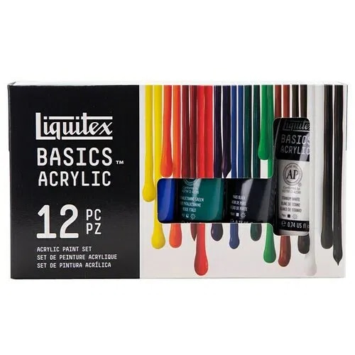 Komplet akrilnih barv 'Basics' 12 x 22 ml Liquitex - Akcija v trgovini Bauhaus