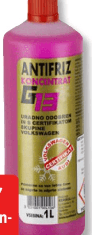 Antifriz koncentrat 'G13' 1 l - Akcija v trgovini Bauhaus