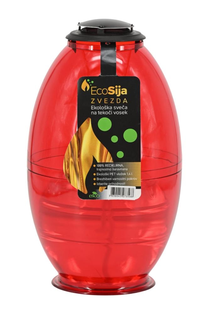 Sveča na tekoči vosek zvezda Ecosija 1l - Akcija v trgovini Mercator