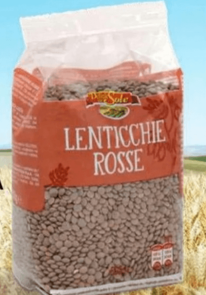 Delizie dal Sole Rdeča leča 500 g - Akcija u trgovini Eurospin