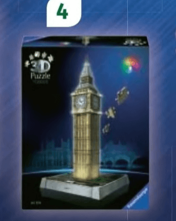 Big Ben z lučko 216 kosov - Akcija v trgovini Mueller