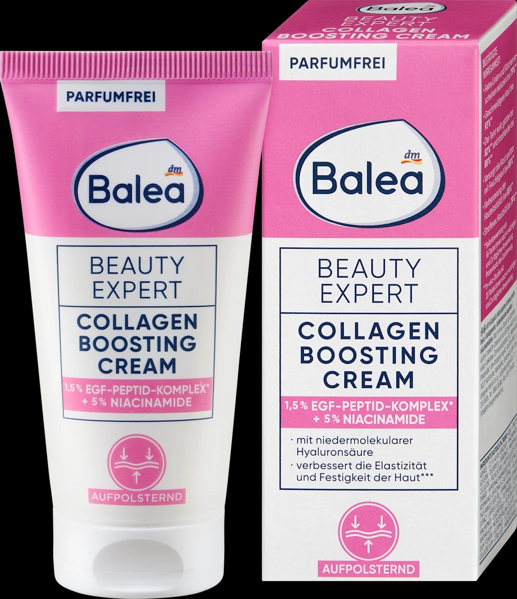Balea Beauty Expert Collagen Boosting krema za obraz 50 ml Akcija v trgovini Dm