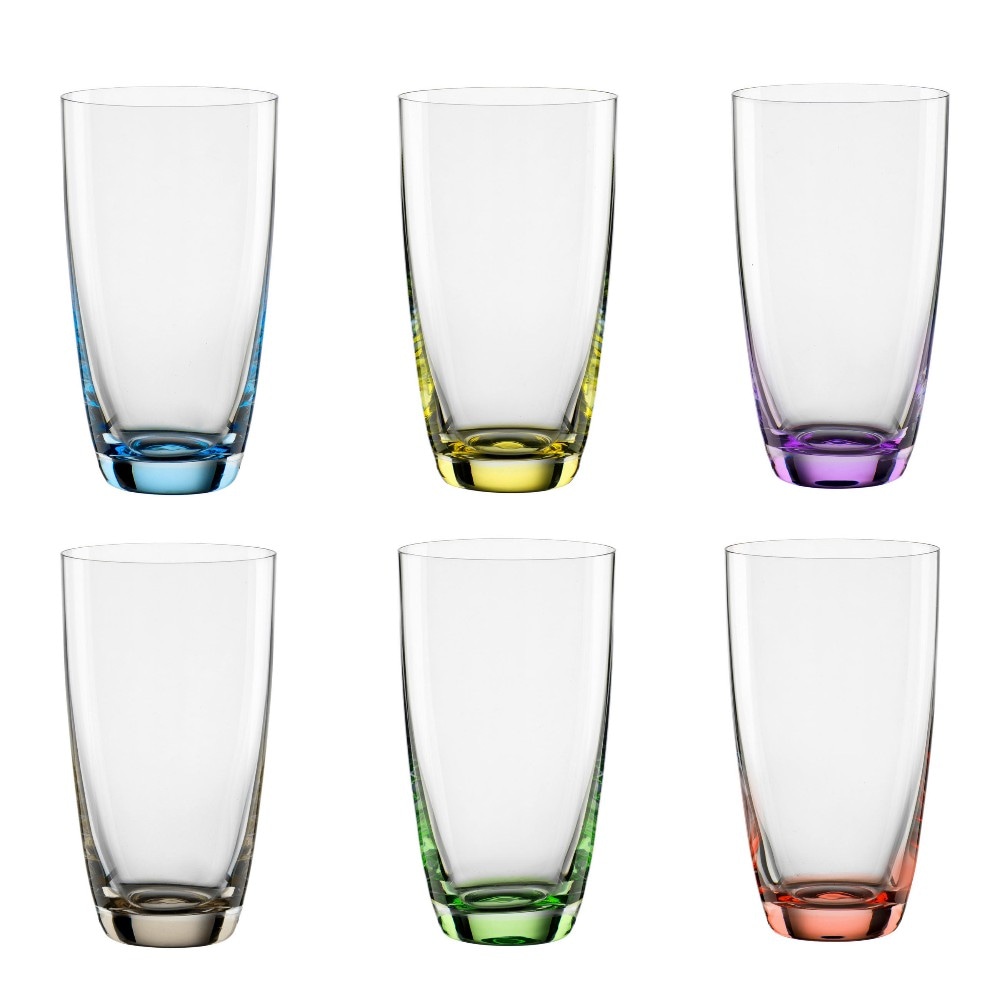 Set kozarcev „VIVA COLORI" 6/1, 350 ml LEONARDO - Akcija v trgovini Lesnina