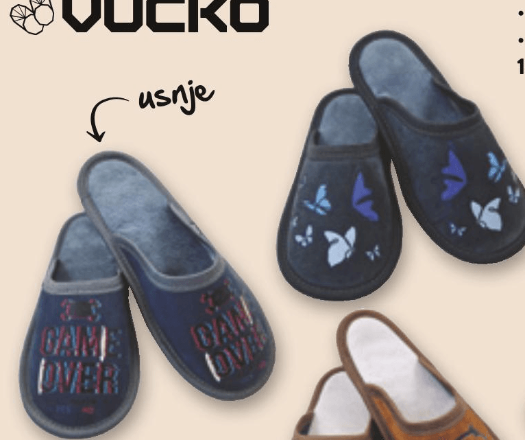 Usnjeni natikači Rubin - Akcija v trgovini Spar