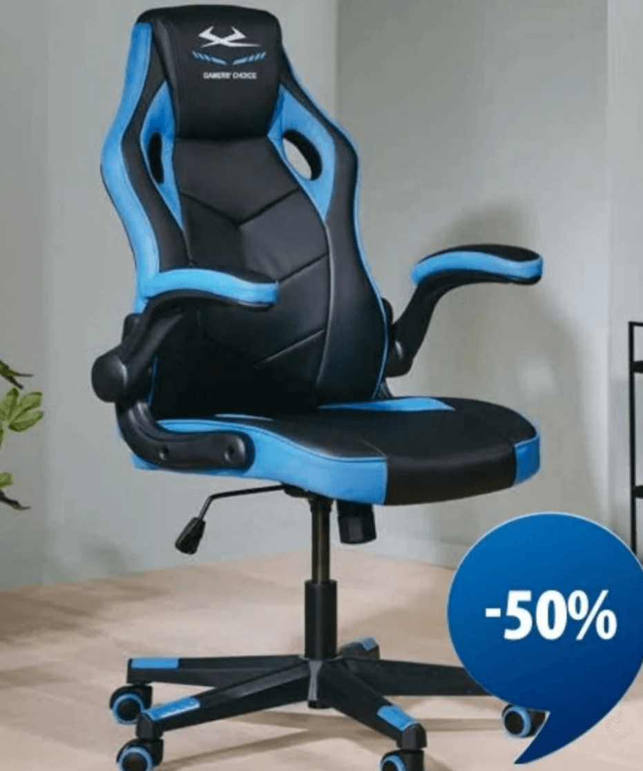 Gaming stol VOJENS Š72xV108-118xG67 cm - Akcija v trgovini Jysk