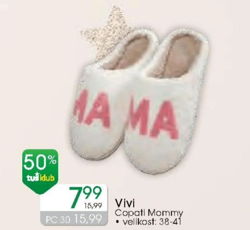 Vivi Copati Mommy - Akcija v trgovini Tuš